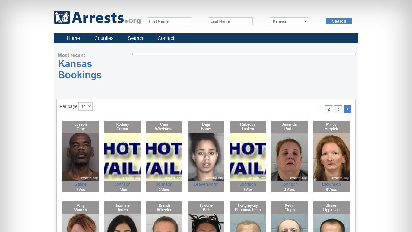 Kansas Arrests and Inmate Search